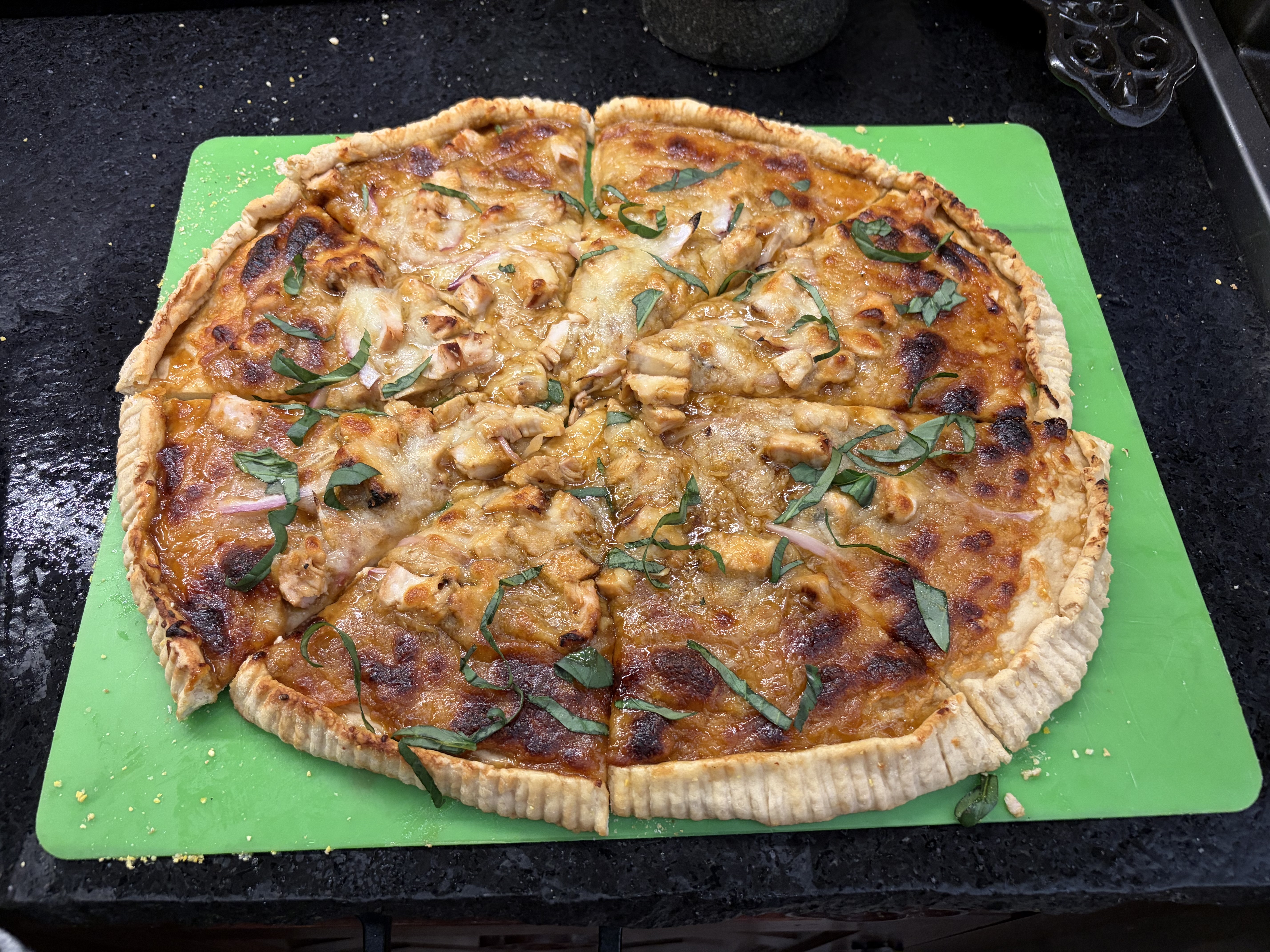 Japanese BBQ Chicken Pizza